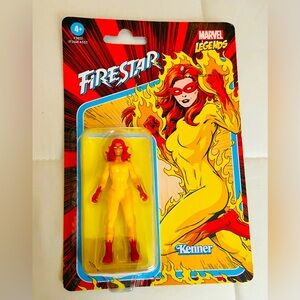 Kenner Marvel Legends Retro Collection Firestar 3.75" Action Figure Hasbro Flaw